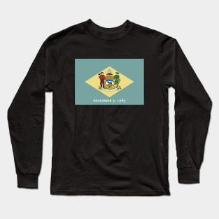 Flag of Delaware Long Sleeve T-Shirt